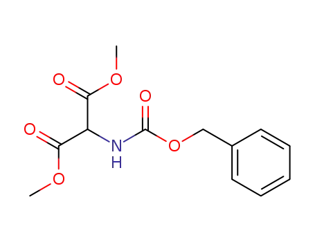 Molecular Structure of 37447-35-1 ((Benzyloxycarbonylamino)malonic acid dimethyl ester)