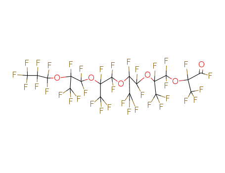 Perfluoro-2,5,8,11,14-pentamethyl-3,6,9,12,15-pentaoxaoctadecanoyl fluoride 13252-15-8