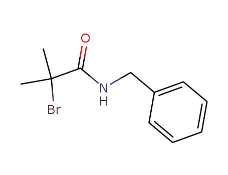 Molecular Structure of 60110-37-4 (N-benzyl-2-broMo-2-MethylpropanaMide)