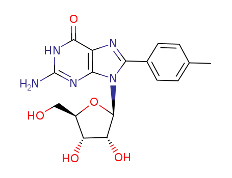 Guanosine,8-(4-methylphenyl)-