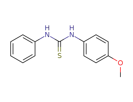Thiourea,N-(4-methoxyphenyl)-N'-phenyl- cas  1219-96-1