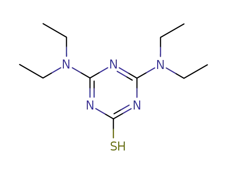 Molecular Structure of 4022-55-3 (4,6-bis(diethylamino)-1,3,5-triazine-2(5H)-thione)