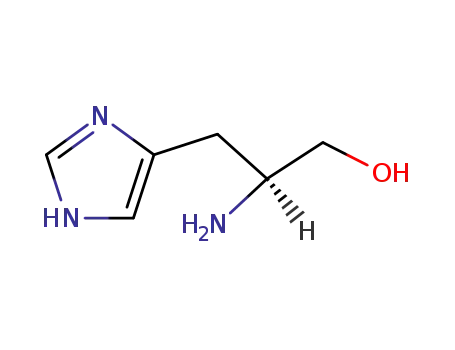 Molecular Structure of 4836-52-6 ((2S)-2-amino-3-(3H-imidazol-4-yl)propan-1-ol)