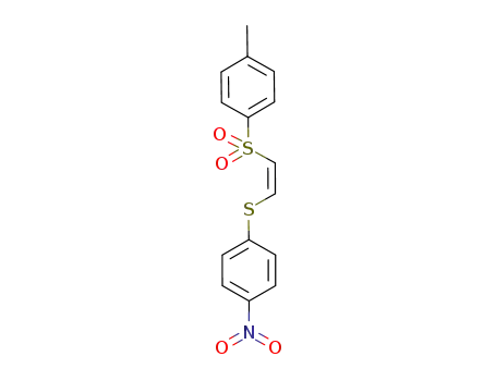 Benzene, 1-methyl-4-[[(1Z)-2-[(4-nitrophenyl)thio]ethenyl]sulfonyl]-