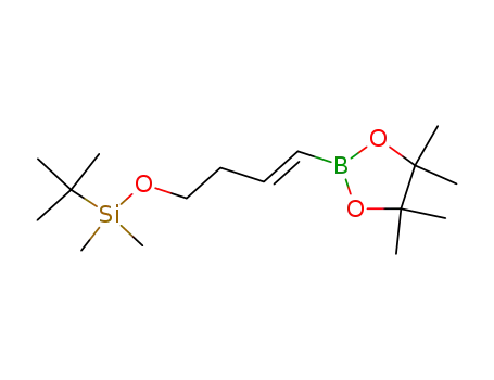 (E)-tert-Butyldimethyl((4-(4,4,5,5-tetramethyl-1,3,2-dioxaborolan-2-yl)but-3-en-1-yl)oxy)silane