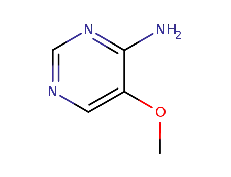 Molecular Structure of 695-86-3 (4-Pyrimidinamine, 5-methoxy- (9CI))