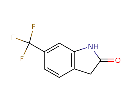 Molecular Structure of 1735-89-3 (6-TRIFLUOROMETHYLOXINDOLE)