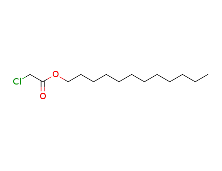 Molecular Structure of 6316-04-7 (Acetic acid, chloro-, dodecyl ester)