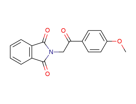 Molecular Structure of 970-56-9 (1H-Isoindole-1,3(2H)-dione, 2-[2-(4-methoxyphenyl)-2-oxoethyl]-)