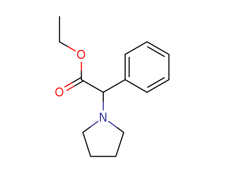 Phenyl-pyrrolidin-1-yl-acetic acid ethyl ester