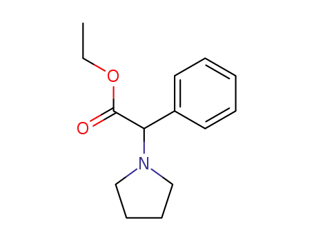 Ethyl 2-phenyl-2-(pyrrolidin-1-yl)acetate