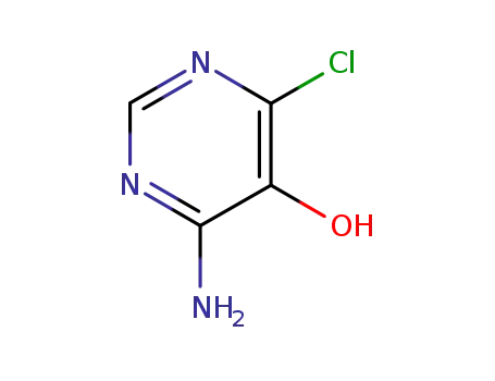 Molecular Structure of 38953-42-3 (5-Pyrimidinol, 4-amino-6-chloro- (9CI))