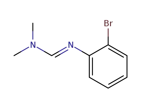 Molecular Structure of 117750-31-9 (Methanimidamide, N'-(2-bromophenyl)-N,N-dimethyl-, (E)-)