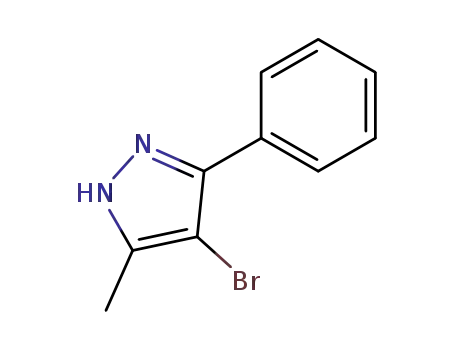 Molecular Structure of 13808-66-7 (4-BroMo-3-Methyl-5-phenyl-1H-pyrazole)