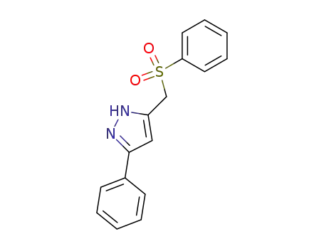 3-phenyl-5-[(phenylsulfonyl)methyl]-1H-pyrazole