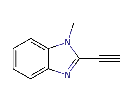 Molecular Structure of 32545-01-0 (2-ETHYNYL-1-METHYL-1H-BENZOIMIDAZOLE)