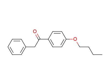 Molecular Structure of 63192-19-8 (Ethanone, 1-(4-butoxyphenyl)-2-phenyl-)