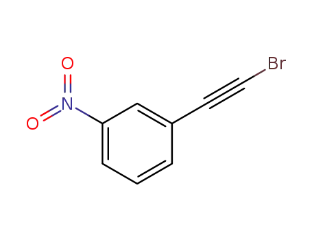 Molecular Structure of 86440-77-9 (Benzene, 1-(bromoethynyl)-3-nitro-)