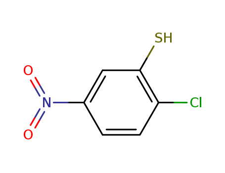 Molecular Structure of 89880-53-5 (Benzenethiol, 2-chloro-5-nitro-)