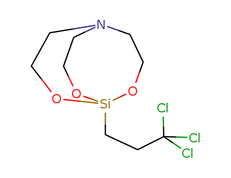 Molecular Structure of 112330-82-2 (2,8,9-Trioxa-5-aza-1-silabicyclo[3.3.3]undecane,
1-(3,3,3-trichloropropyl)-)