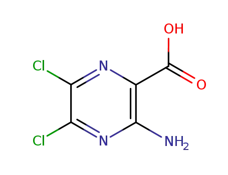 3-Amino-5,6-dichloropyrazine-2-carboxylic acid