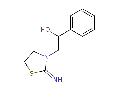 Molecular Structure of 10060-88-5 (2-imino-alpha-phenylthiazolidin-3-ethanol)