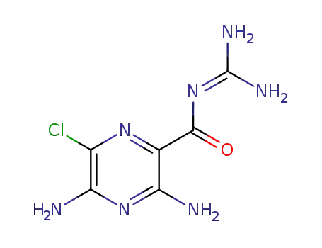 2-Pyrazinecarboxamide,3,5-diamino-N-(aminoiminomethyl)-6-chloro- cas  2609-46-3