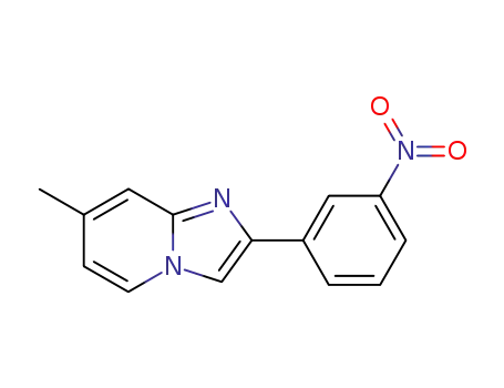 Molecular Structure of 54970-96-6 (7-METHYL-2-(3-NITROPHENYL)IMIDAZO[1,2-A]PYRIDINE)