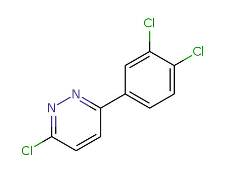 Molecular Structure of 58059-30-6 (Pyridazine, 3-chloro-6-(3,4-dichlorophenyl)-)