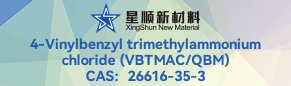 4-Vinylbenzyl trimethylammonium chloride (VBTMAC/QBM)