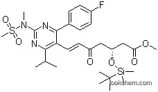 Methyl 7-[4-(4-fluorophenyl)-6-isopropyl-2-(N-methyl-N-methylsulfonylamino)pyrimidine-5-yl]-(3R)-3-(tert-butyldimethylsilyloxy)-5-oxo-(6E)-heptanoate