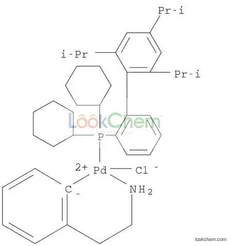 Chloro(2-?dicyclohexylphosphino-?2',4',6'-triisopropyl-1,1'-biphenyl)[2-(2-aminoethyl)phenyl)]palladium(II)