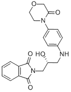 2-[(2R)-2-hydroxy-3-{[4-(3-oxomorpholin-4-yl)phenyl]amino}propyl]-1H-isoindole-1,3(2H)-dione