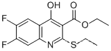 Ethyl 6,7-difluoro-2-ethylmercapto-4-hydroxy quinoline-3-carboxylate