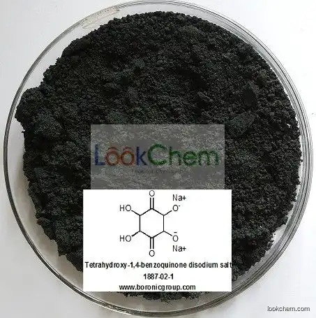 Manufacture High purity Black powderTetrahydroxy-1,4-benzoquinone Disodium Salt(1887-02-1)