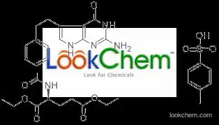 5-[2-(4-{[(1S)-4-ethoxy-1-(ethoxycarbonyl)-4-oxobutyl]carbamoyl}phenyl)ethyl]-4-oxo-4,7-dihydro-1H-pyrrolo[2,3-d]pyrimidin-2-aminium 4-methylbenzenesulfonate