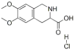 1,2,3,4-Tetrahydro-6,7-dimethoxy-3-isoquinolinecarboxylic acid hydrochloride.