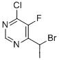 6-(1-Bromoethyl)-4-chloro-5-fluoropyrimidine.