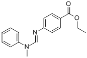 Ethyl 4-[[(methylphenylamino)methylene]amino]benzoate