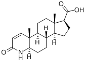 4-Aza-5a-androstan-1-ene-3-one-17b-carboxylic acid.