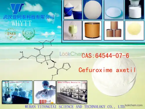 GMP factory for Cefuroxime axetil cas: 64544-07-6