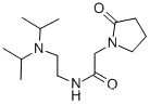 1-Pyrrolidineacetamide,N-[2-[bis(1-methylethyl)amino]ethyl]-2-oxo-