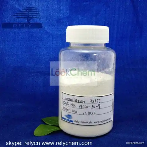 Oxadiazon is selective, peremergent herbicide with 95%TC,12%EC,25%EC