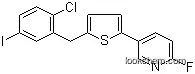 5-[5-[(2-Chloro-5-iodophenyl)methyl]-2-thienyl]-2-fluoropyridine