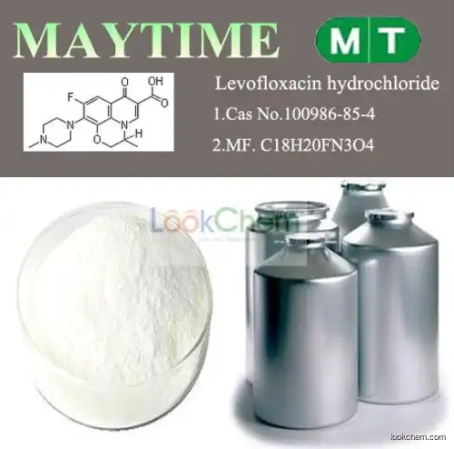 professional supplier for Levofloxacin hydrochloride powder cas 100986-85-4