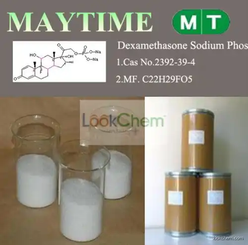 China Wholesale supply dexamethasone sodium phosphate/dexamethasone 21-phosphate disodium salt2392-39-4