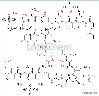 High quality Colistin sulfate raw material CAS:1264-72-8 hot sale with best price