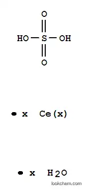 Sulfuricacid, cerium salt, hydrate (9CI)