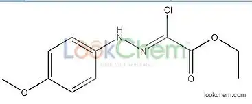 Acetic acid, 2-chloro-2-[2-(4-methoxyphenyl)hydrazinylidene], ethyl ester
