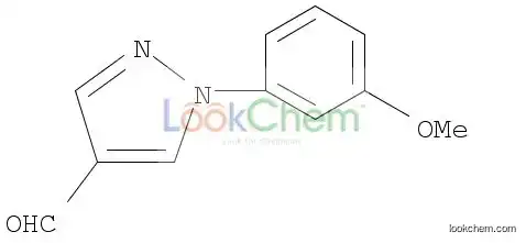 1H-Pyrazole-4-carboxaldehyde, 1-(3-methoxyphenyl)-